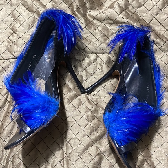 Beautiful real feather dries van noten heels - Picture 2 of 6